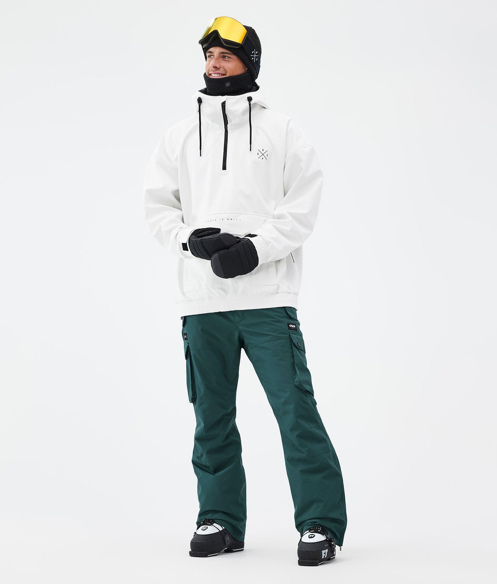 Dope Cyclone Veste de Ski Homme Old White, Image 3 sur 9