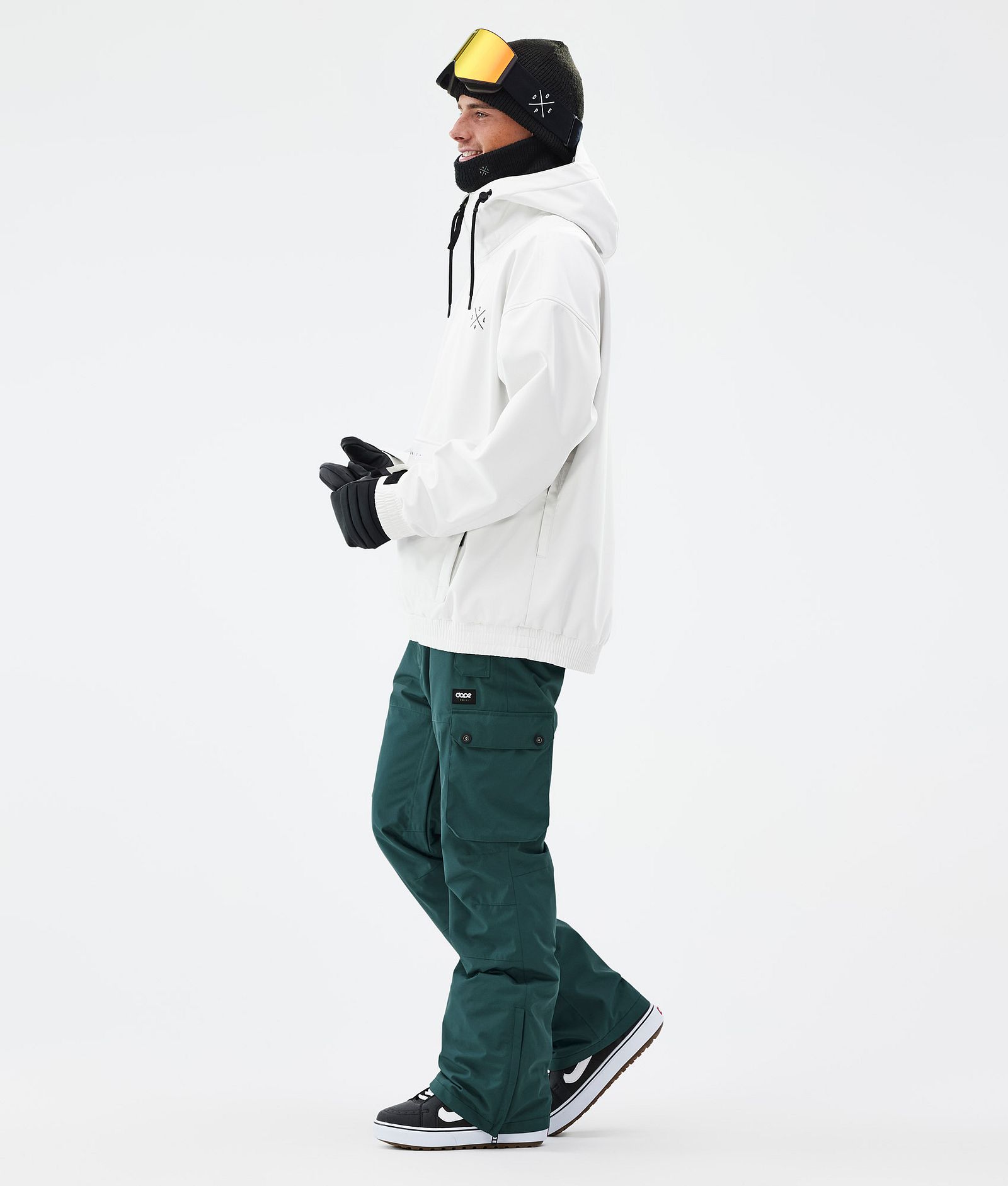 Dope Cyclone Veste Snowboard Homme Old White, Image 4 sur 9