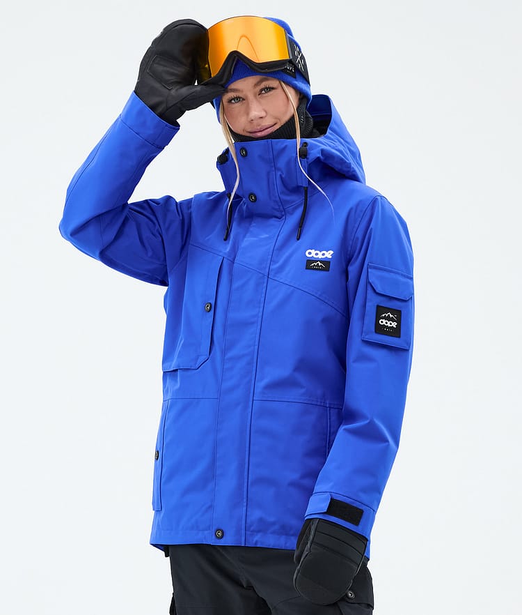 Dope Adept W Snowboard Jacket Women Cobalt Blue Renewed, Image 1 of 10