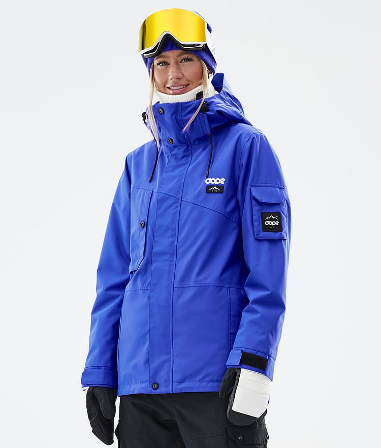 Dope Adept W Snowboard jas Dames Cobalt Blue Renewed, Afbeelding 1 van 9