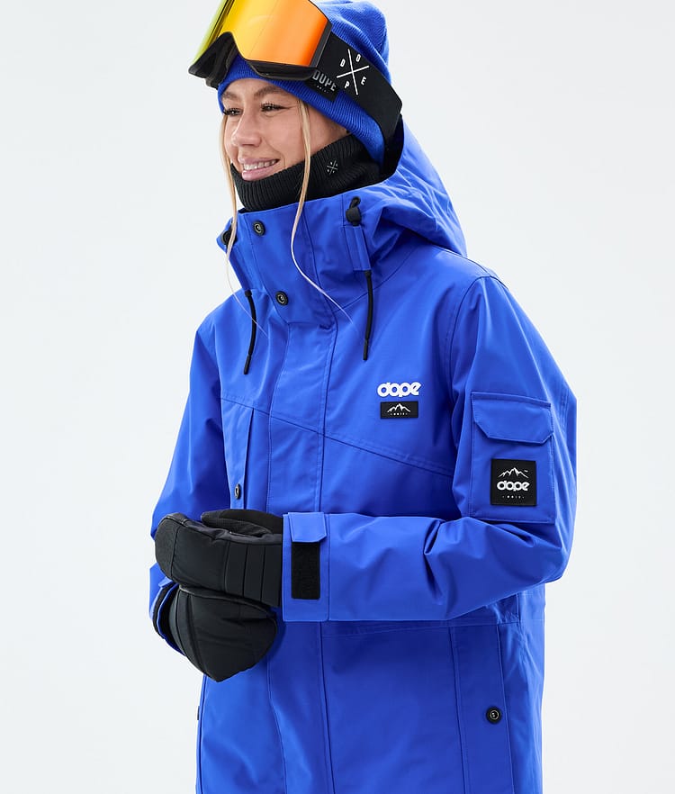 Dope Adept W Snowboard Jacket Women Cobalt Blue Renewed, Image 2 of 10