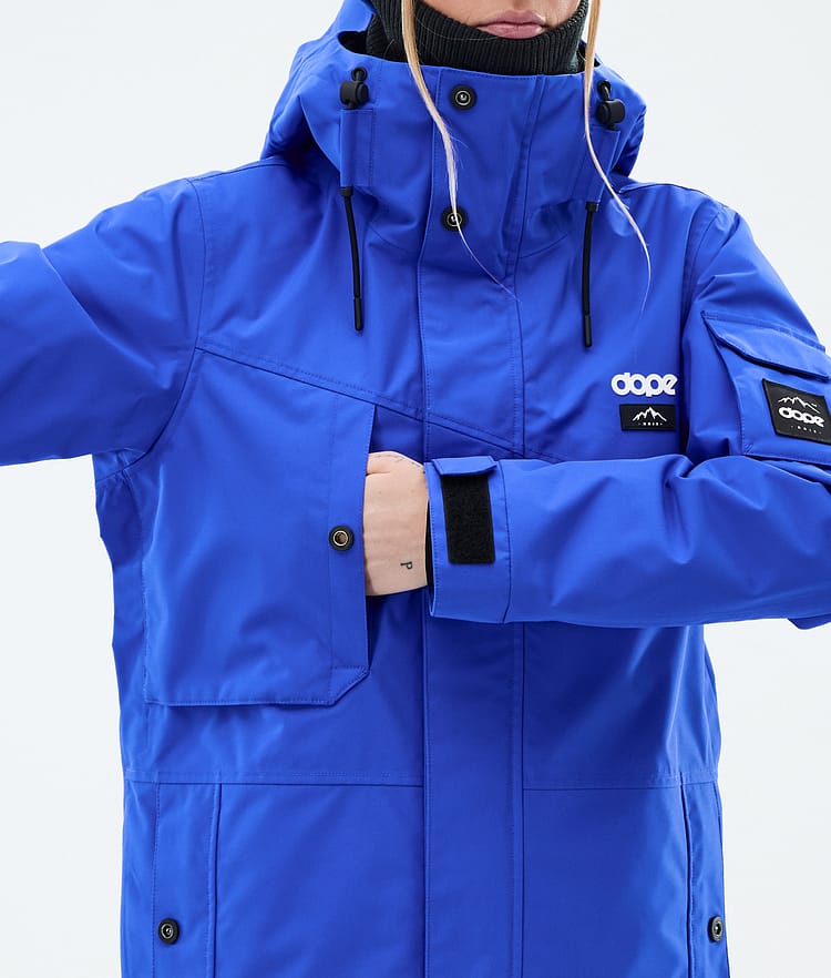 Dope Adept W Snowboard Jacket Women Cobalt Blue Renewed, Image 9 of 10