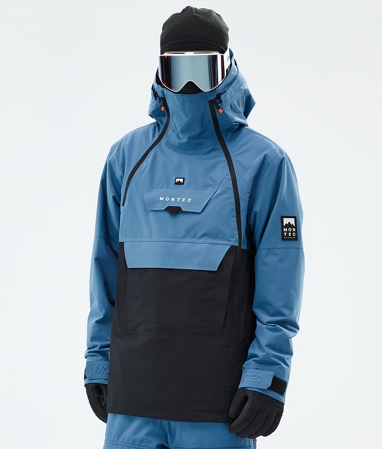 Montec Doom Snowboard jas Heren Blue Steel/Black, Afbeelding 1 van 11