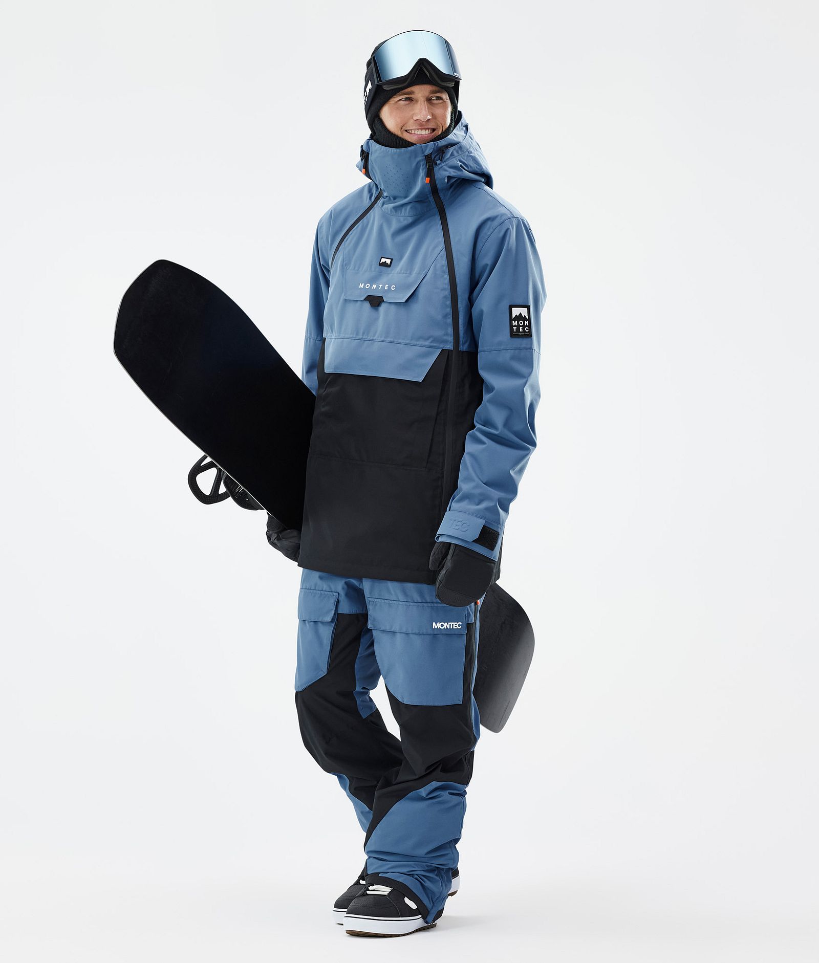 Montec Doom Veste Snowboard Homme Blue Steel/Black, Image 3 sur 11