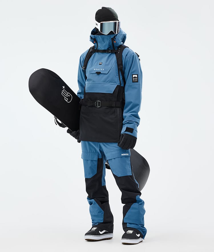 Montec Doom Snowboard jas Heren Blue Steel/Black, Afbeelding 3 van 11