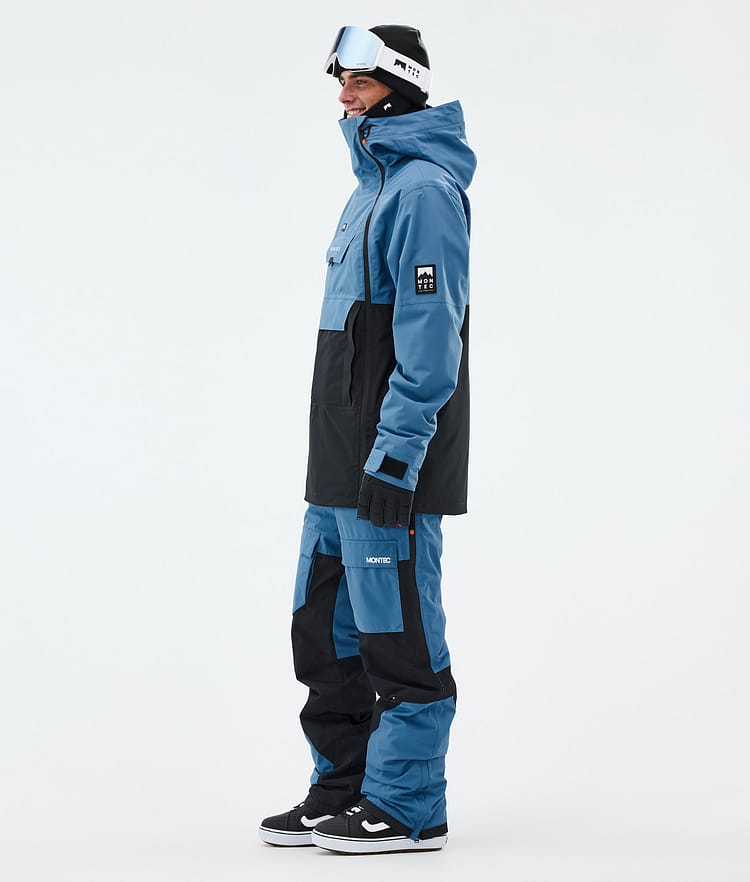 Montec Doom Snowboard jas Heren Blue Steel/Black, Afbeelding 4 van 11