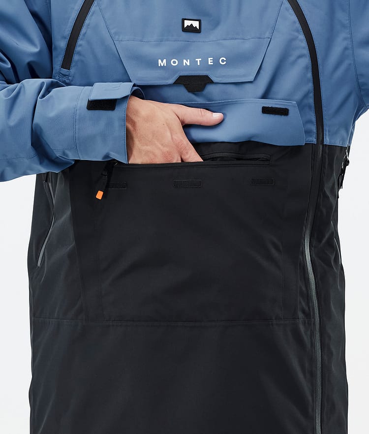 Montec Doom Kurtka Snowboardowa Mężczyźni Blue Steel/Black, Zdjęcie 9 z 11