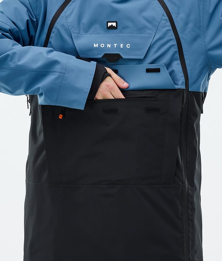 Montec Doom Snowboard jas Heren Blue Steel/Black, Afbeelding 9 van 11