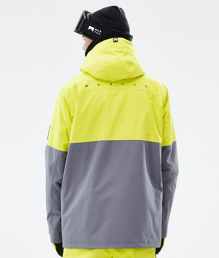 Montec Doom Snowboard jas Heren Bright Yellow/Black/Light Pearl, Afbeelding 6 van 10