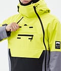 Montec Doom Ski Jacket Men Bright Yellow/Black/Light Pearl, Image 10 of 11