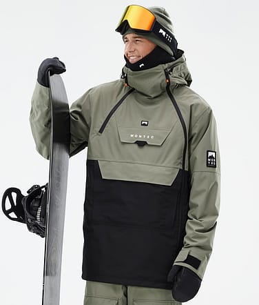 Montec Doom Kurtka Snowboardowa Mężczyźni Greenish/Black