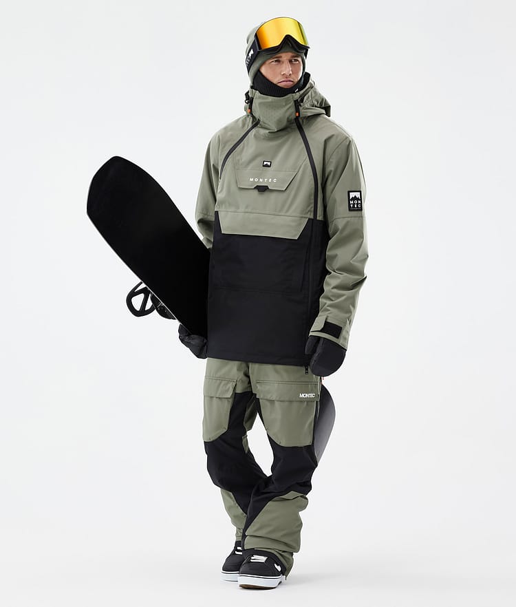 Montec Doom Snowboardjakke Herre Greenish/Black, Billede 3 af 11