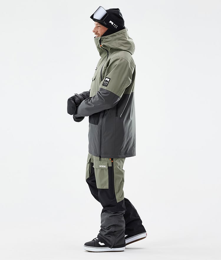 Montec Doom Kurtka Snowboardowa Mężczyźni Greenish/Black/Phantom, Zdjęcie 4 z 11