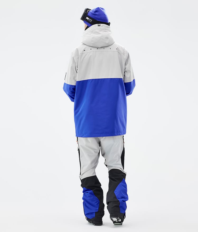 Montec Doom Ski jas Heren Light Grey/Black/Cobalt Blue