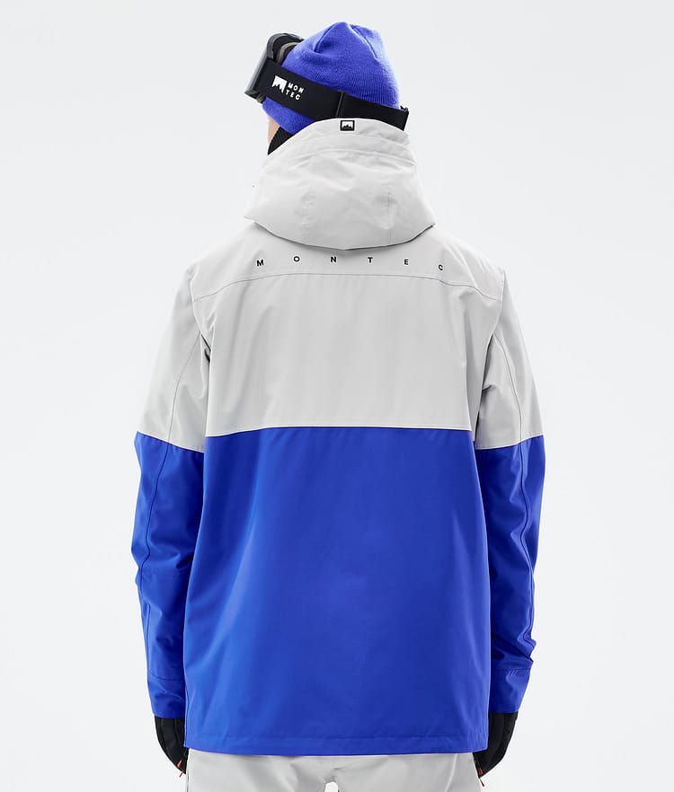 Montec Doom Snowboard jas Heren Light Grey/Black/Cobalt Blue, Afbeelding 7 van 11