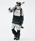 Montec Doom Ski Jacket Men Light Grey/Black/Dark Atlantic