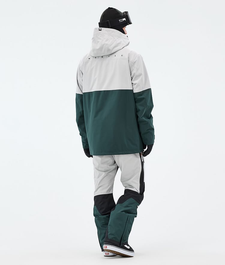 Montec Doom Snowboard jas Heren Light Grey/Black/Dark Atlantic, Afbeelding 5 van 11
