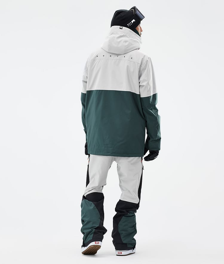 Montec Doom Bunda na Snowboard Pánské Light Grey/Black/Dark Atlantic Renewed, Obrázek 5 z 11