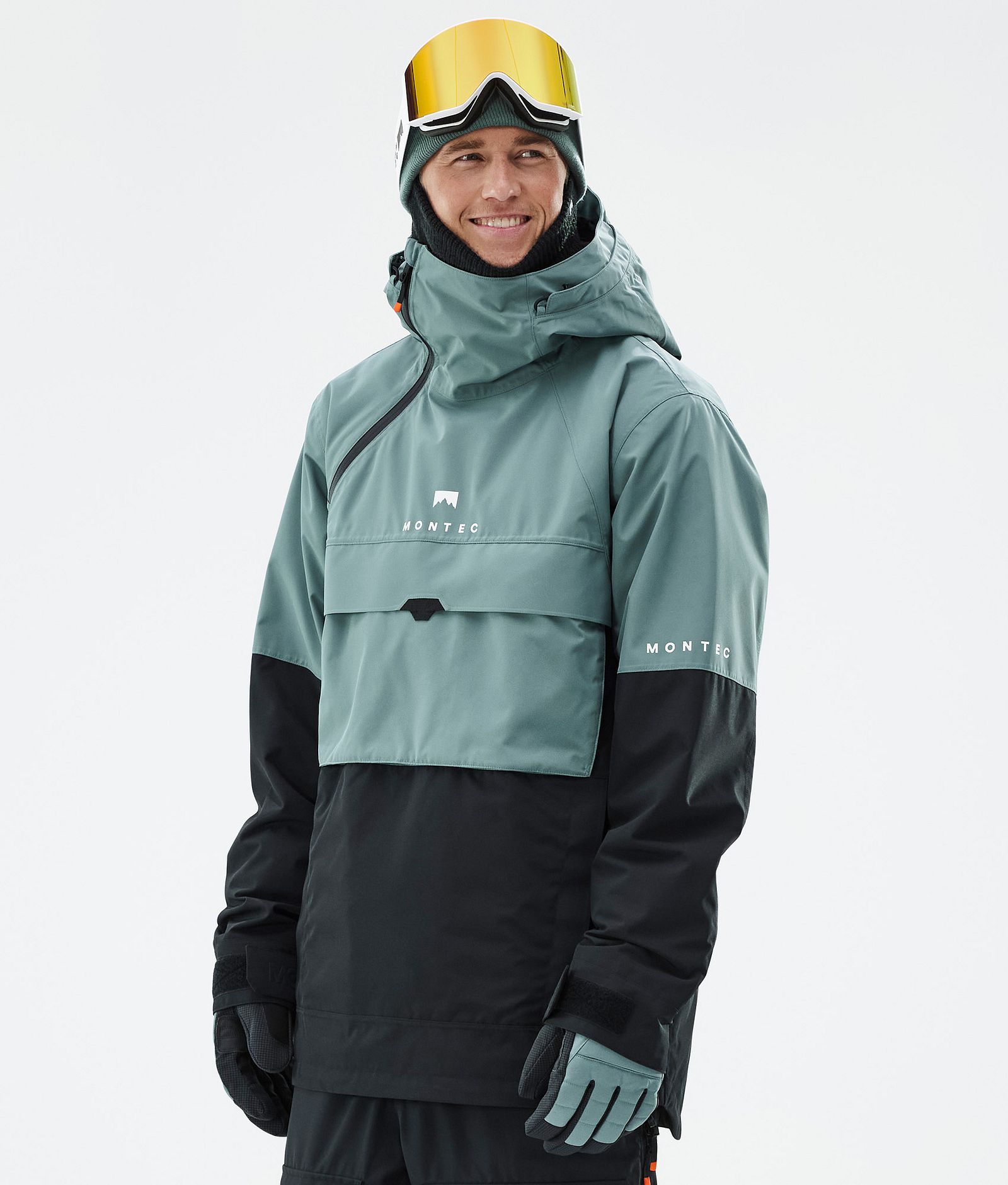 Montec Dune Kurtka Snowboardowa Mężczyźni Atlantic/Black, Zdjęcie 1 z 9