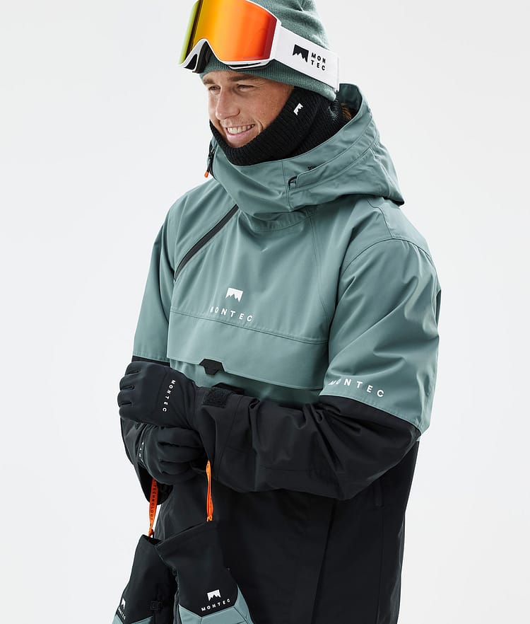 Montec Fawk Veste Snowboard Homme Atlantic/Black - Vert