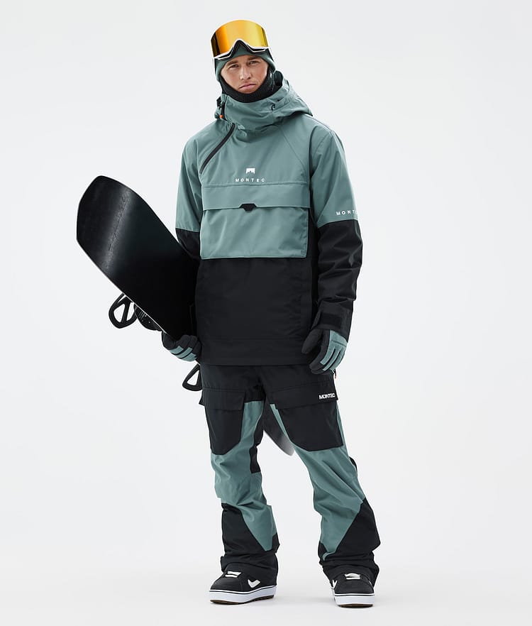 Montec Dune Snowboardjakke Herre Atlantic/Black, Billede 3 af 9