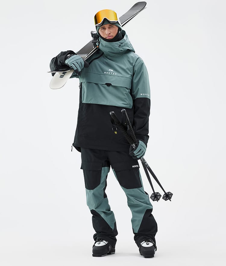 Montec Fawk Chaqueta Snowboard Hombre Greenish/Black - Verde