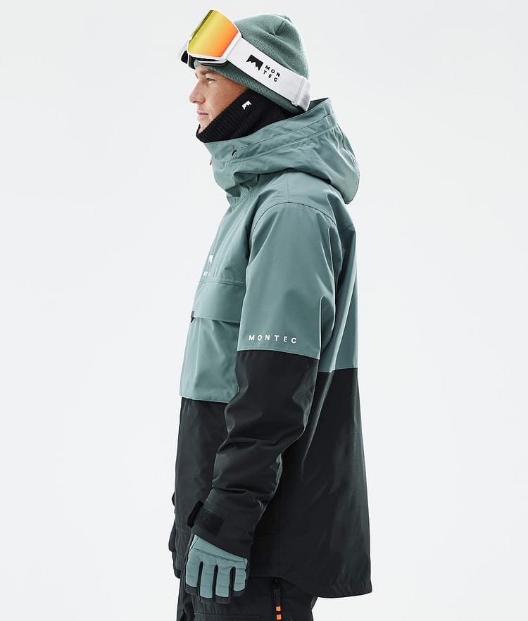 Montec Dune Kurtka Snowboardowa Mężczyźni Atlantic/Black, Zdjęcie 6 z 9