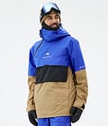 Montec Dune Snowboard Jacket Men Cobalt Blue/Back/Gold