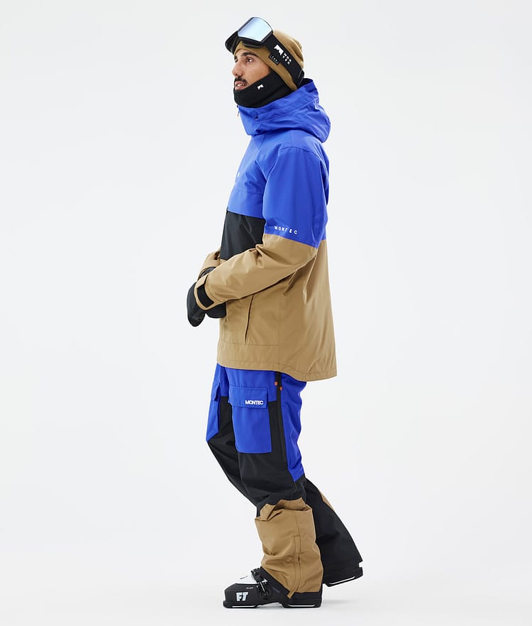 Montec Dune Ski Jacket Men Cobalt Blue/Back/Gold, Image 4 of 9