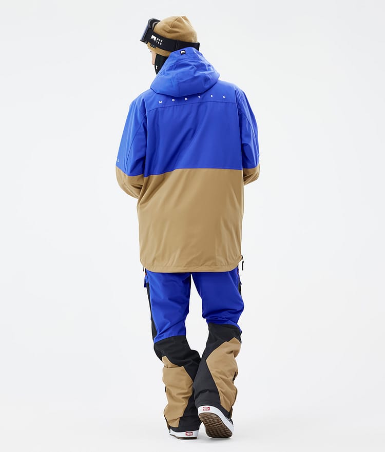 Montec Dune Snowboard jas Heren Cobalt Blue/Back/Gold, Afbeelding 5 van 9