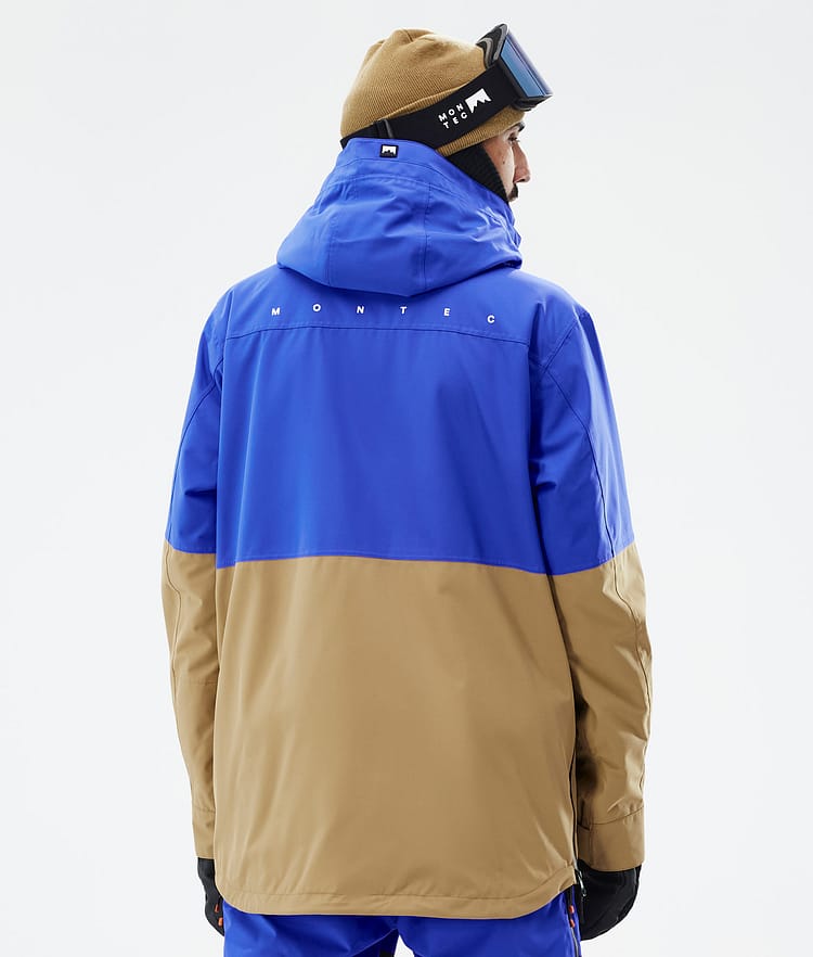 Montec Dune Kurtka Snowboardowa Mężczyźni Cobalt Blue/Back/Gold, Zdjęcie 7 z 9