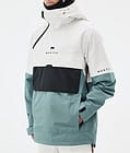 Montec Dune Veste Snowboard Homme Old White/Black/Atlantic, Image 8 sur 9