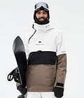 Montec Dune Snowboard Jacket Men Old White/Black/Walnut
