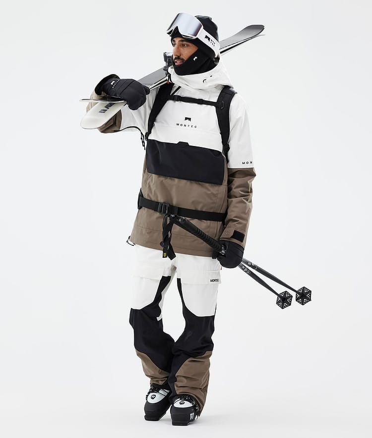 Montec Dune Ski jas Heren Old White/Black/Walnut