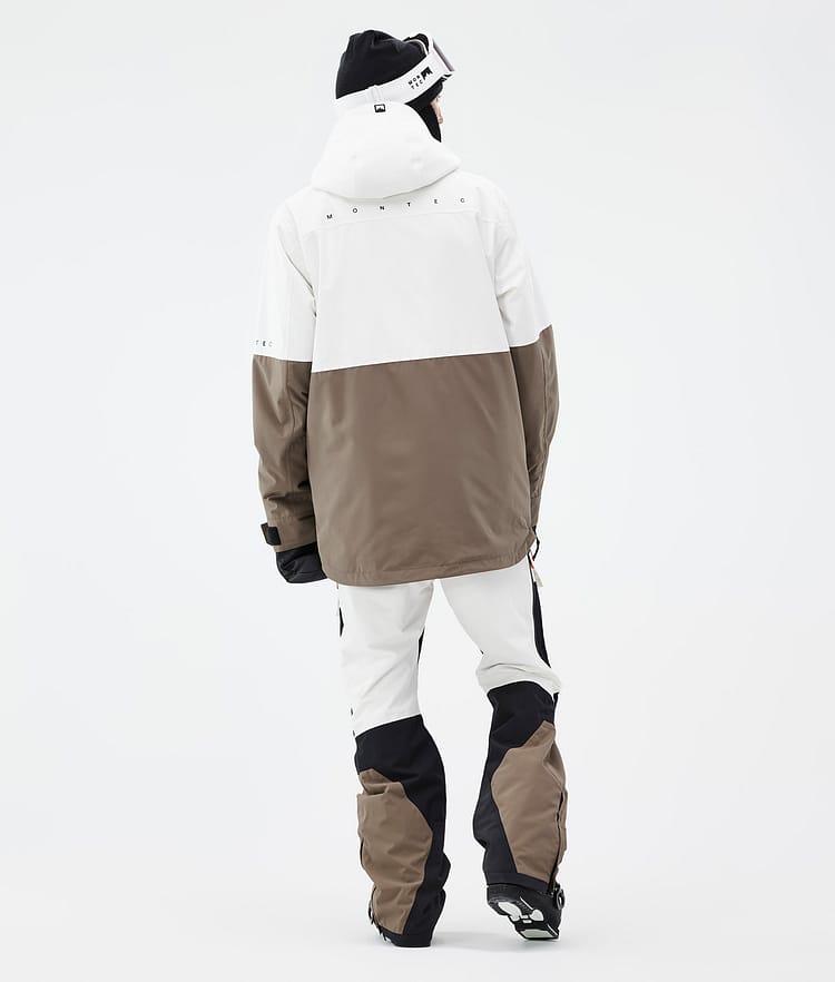 Montec Dune Veste de Ski Homme Old White/Black/Walnut, Image 5 sur 9