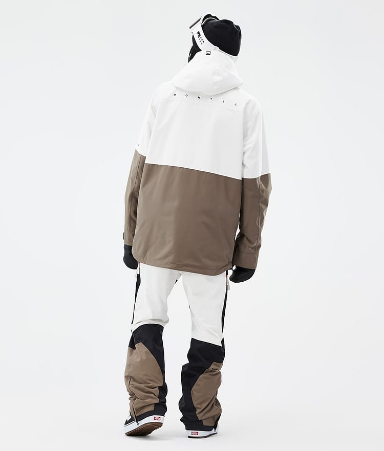 Montec Dune Veste Snowboard Homme Old White/Black/Walnut, Image 5 sur 9