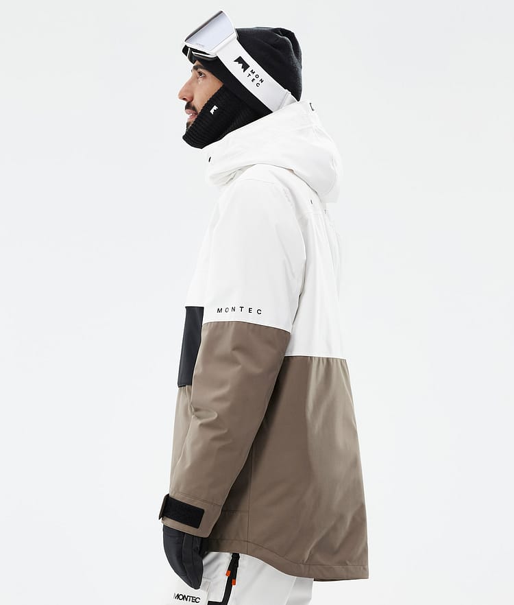 Montec Dune Snowboard jas Heren Old White/Black/Walnut, Afbeelding 6 van 9