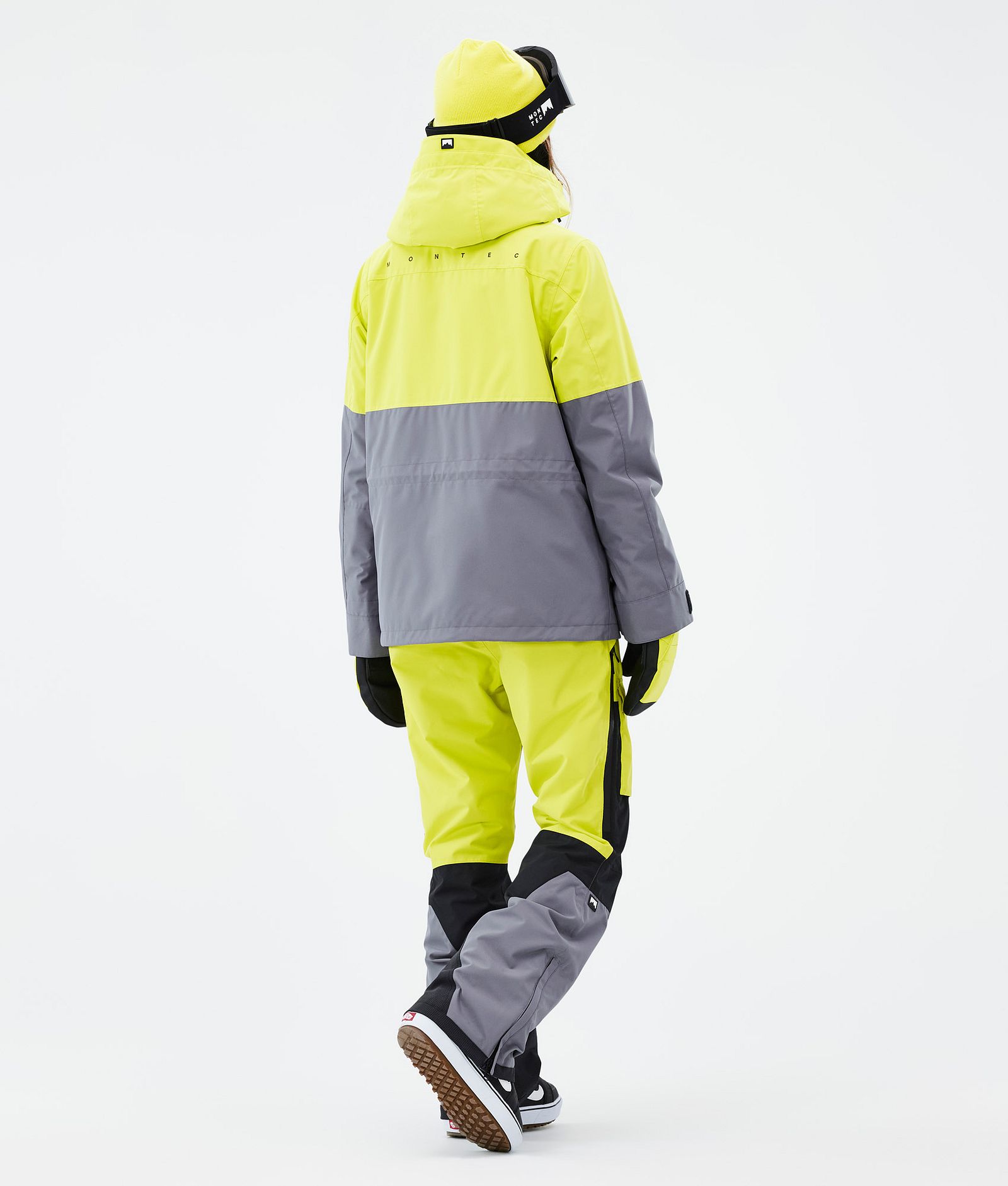 Montec Doom W Veste Snowboard Femme Bright Yellow/Black/Light Pearl Renewed, Image 5 sur 11