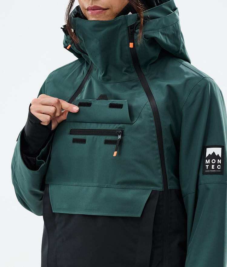 Montec Doom W Snowboard jas Dames Dark Atlantic/Black, Afbeelding 10 van 11