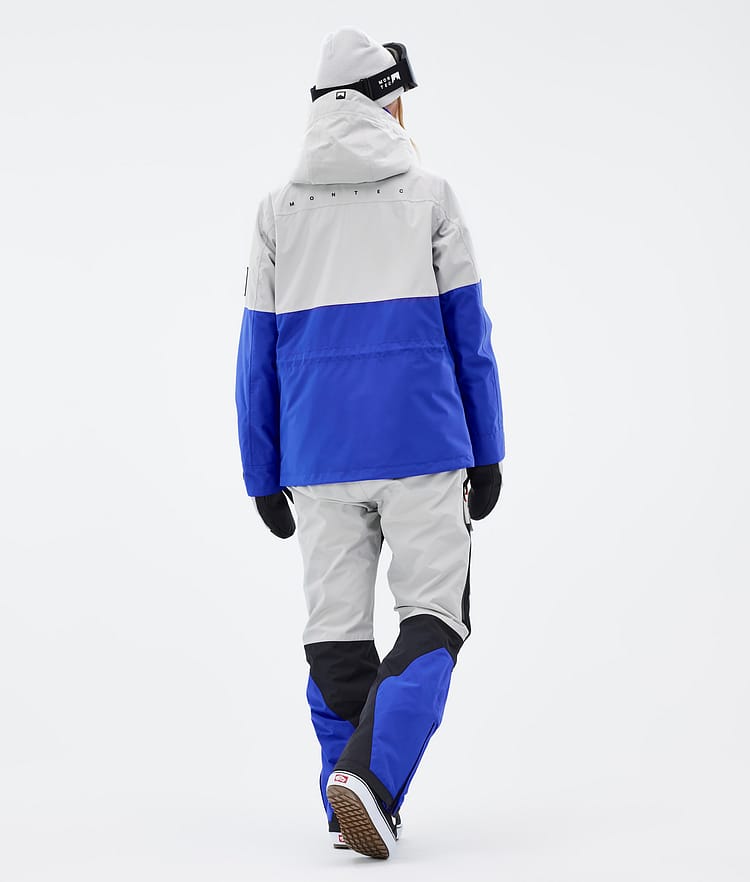 Montec Doom W Snowboard jas Dames Light Grey/Black/Cobalt Blue, Afbeelding 5 van 11