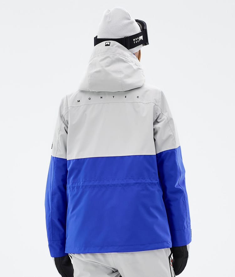 Montec Doom W Bunda na Snowboard Dámské Light Grey/Black/Cobalt Blue Renewed, Obrázek 7 z 11