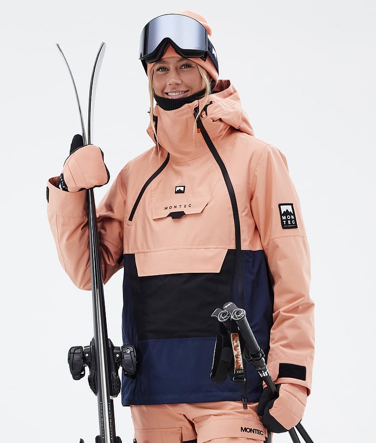 Montec Doom W Ski Jacket Women Faded Peach/Black/Dark Blue, Image 1 of 11