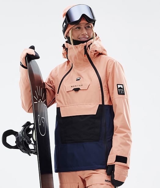 Montec Doom W Kurtka Snowboardowa Kobiety Faded Peach/Black/Dark Blue