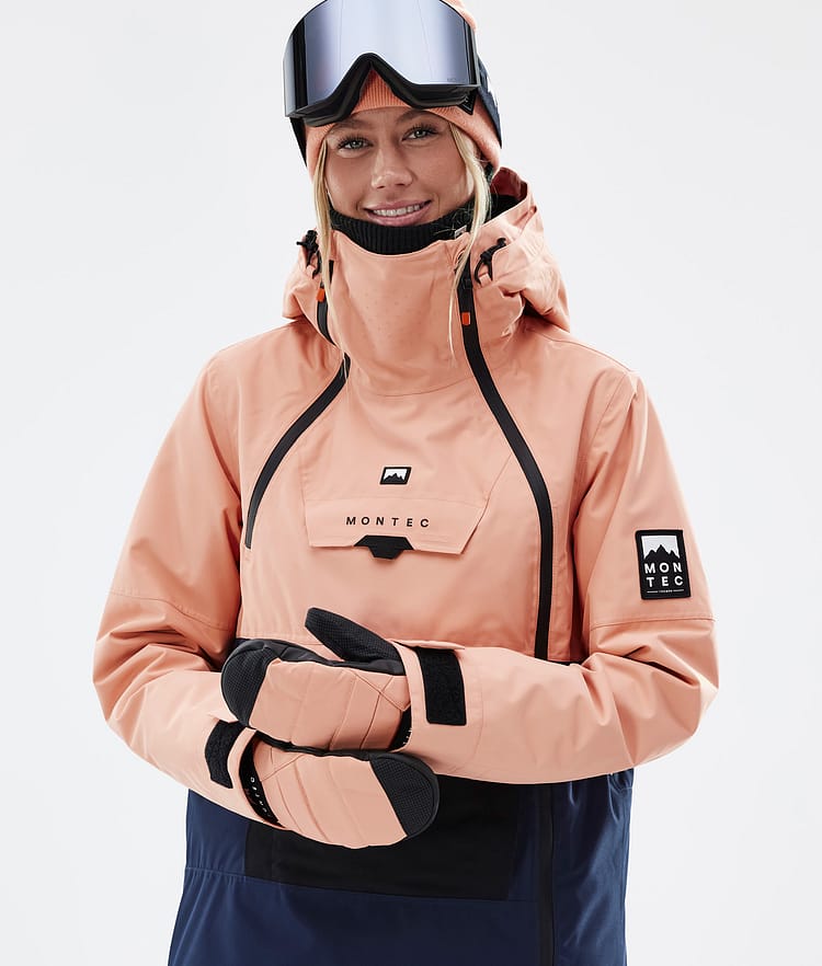 Montec Doom W Ski jas Dames Faded Peach/Black/Dark Blue, Afbeelding 2 van 11