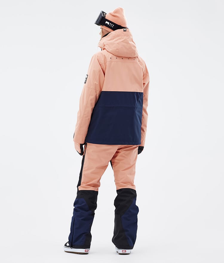 Montec Doom W Snowboard jas Dames Faded Peach/Black/Dark Blue, Afbeelding 5 van 11