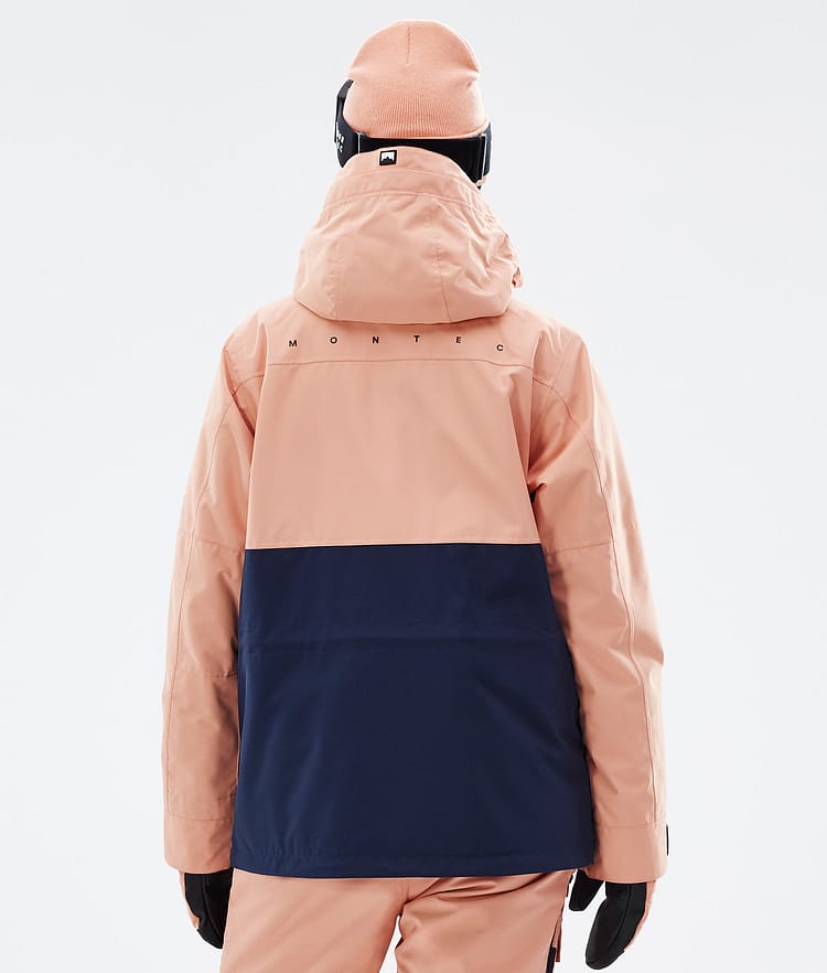 Montec Doom W Kurtka Snowboardowa Kobiety Faded Peach/Black/Dark Blue, Zdjęcie 7 z 11