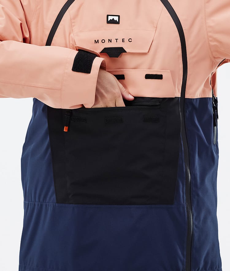 Montec Doom W Snowboard jas Dames Faded Peach/Black/Dark Blue, Afbeelding 9 van 11