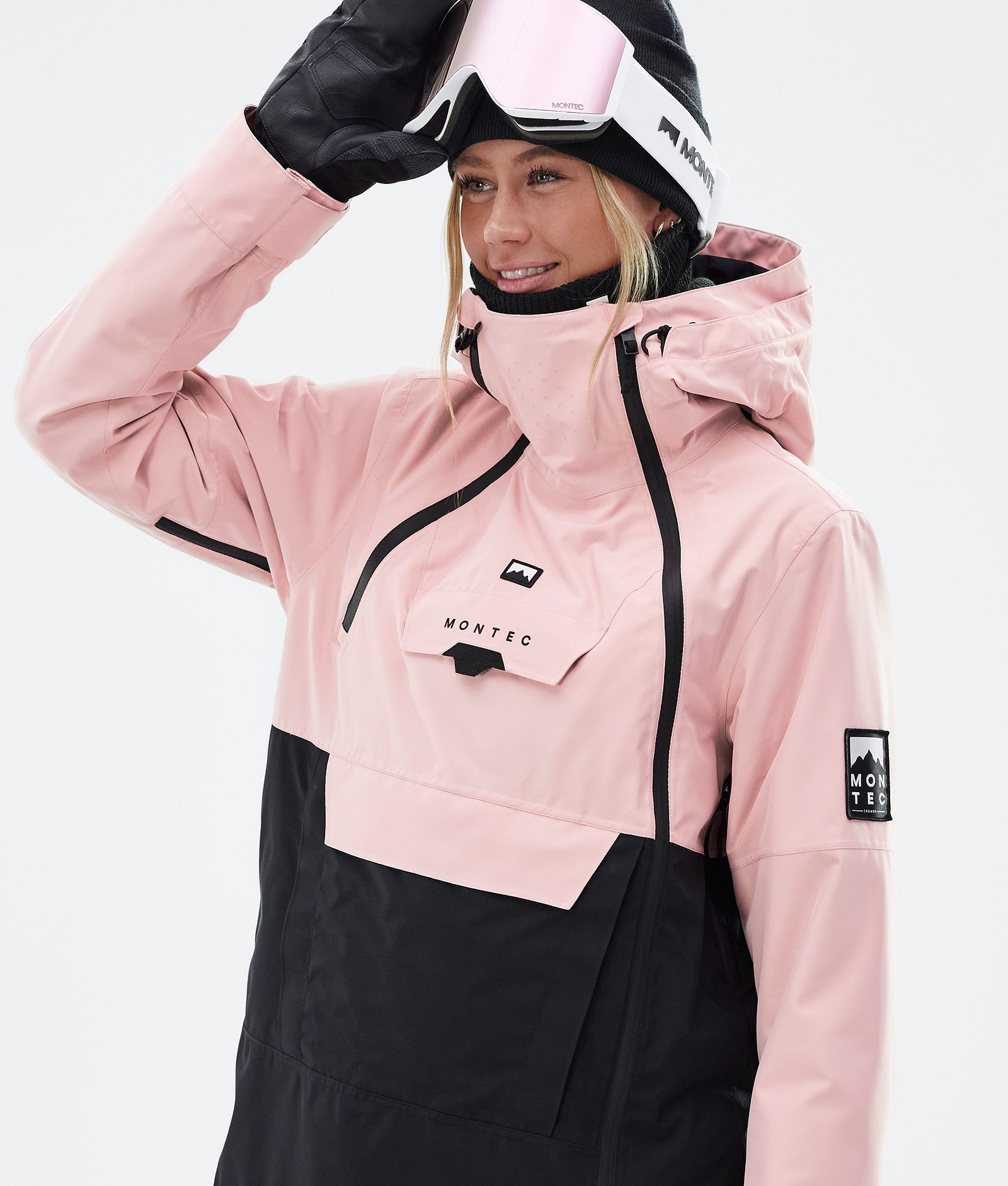 Montec Doom W Skijakke Dame Soft Pink/Black