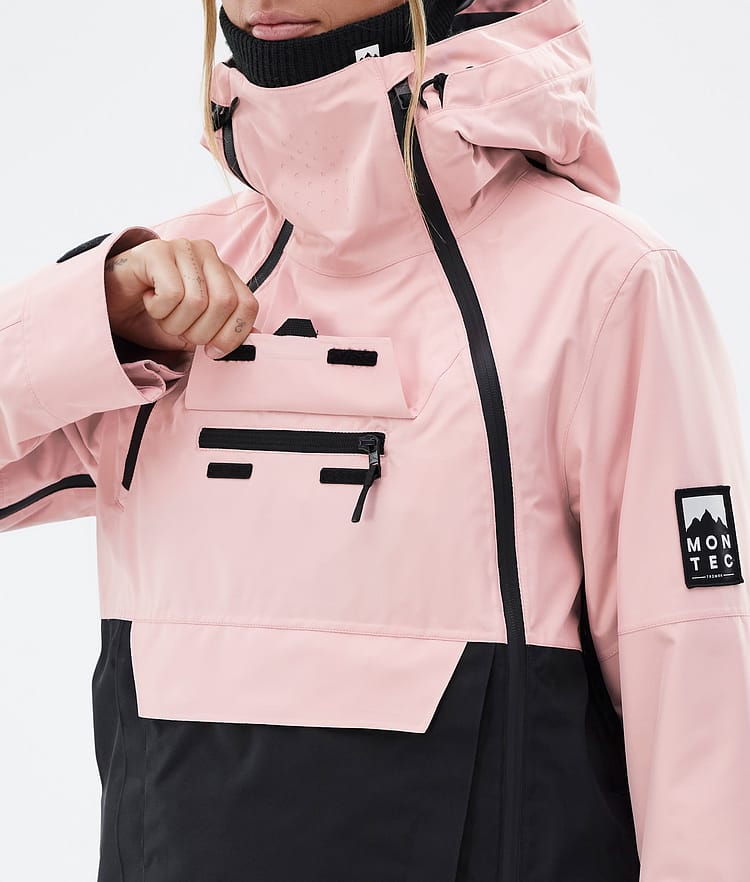 Montec Doom W Veste Snowboard Femme Soft Pink/Black Renewed, Image 10 sur 11