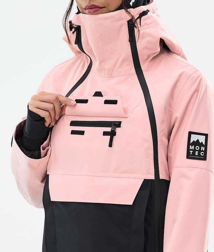 Montec Doom W Snowboard jas Dames Soft Pink/Black, Afbeelding 10 van 11